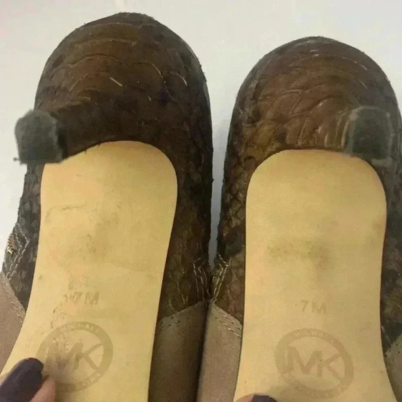 Michael Kors Clara Mid Python Bootie Size 7 - Picture 7 of 10